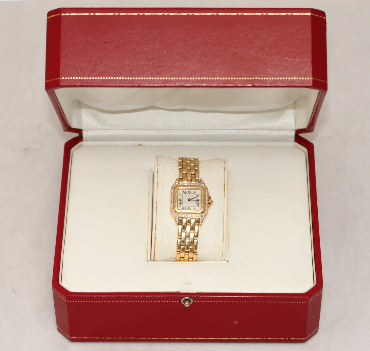 A ladies 18ct yellow gold quartz Panthère de Cartier wristwatch, reference '128 000 M,' The square - Image 2 of 3