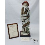 A Giuseppe Armani 'Florence' figure of a lady '415/C Lara' baring signature and raised on pedestal