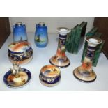 SECTION 24. A small assortment of ceramic and collectable items including a pair of small Japanese