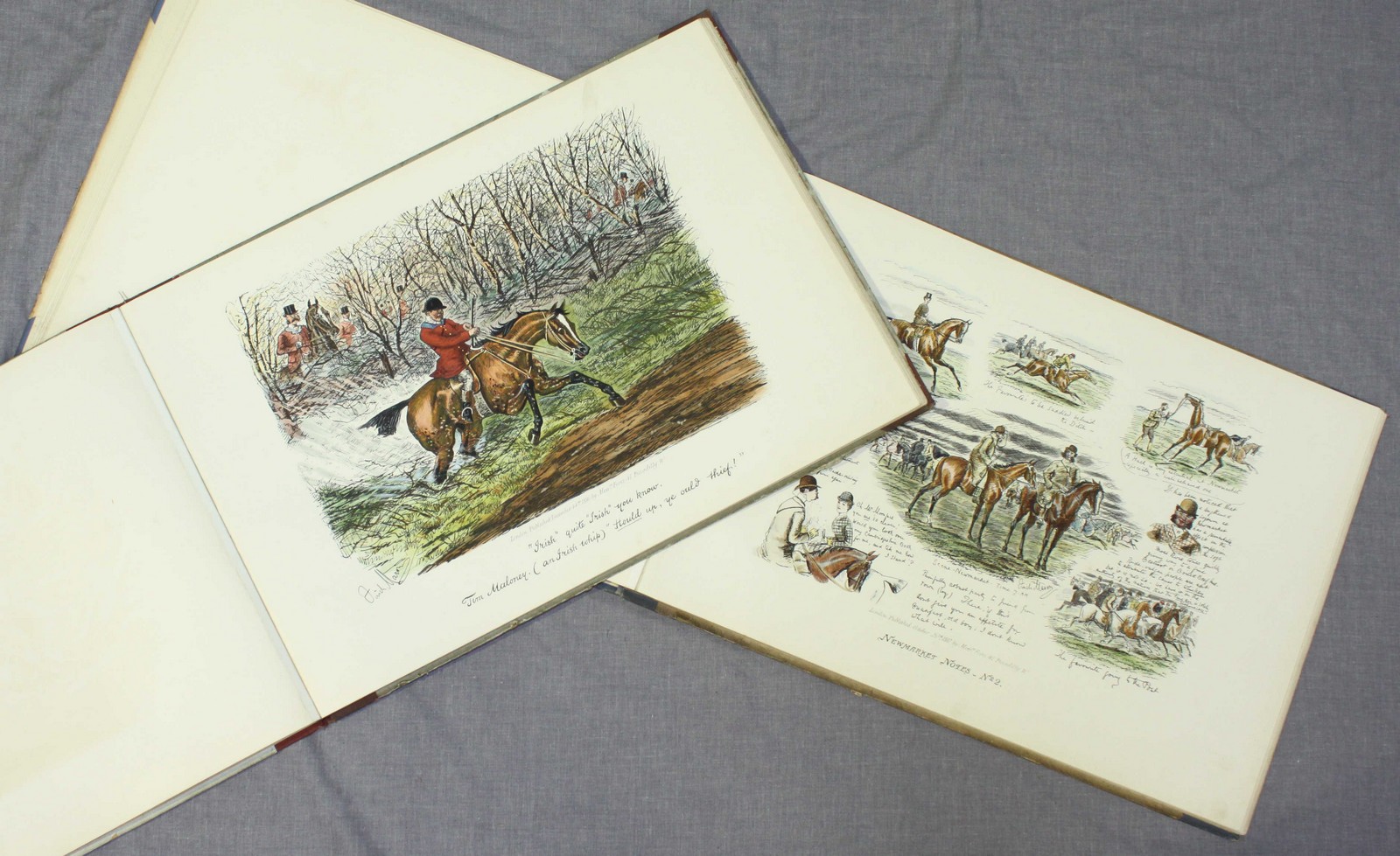 Mason, Finch, Humours of the Hunting Field 1886 and Tit Bits of The Turf 1887. Published by Messrs - Bild 2 aus 3