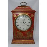 An Early 19th Century chinoiserie Bracket Clock, by Holmden, of London, the twin-fusee 8-day