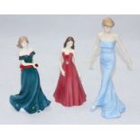 Two Royal Doulton ceramic figures of ladies, 'Diana Princess of Wales HN.5061' and 'Aries HN.5346'