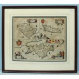 WITHDRAWN: After Jan Jansson, (Jonssonius) (1588-1664), a 17th century hand-coloured map of