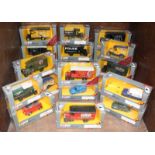 A collection of twenty-one assorted boxed Corgi 'Classics' sale model vans, including an OXO van,