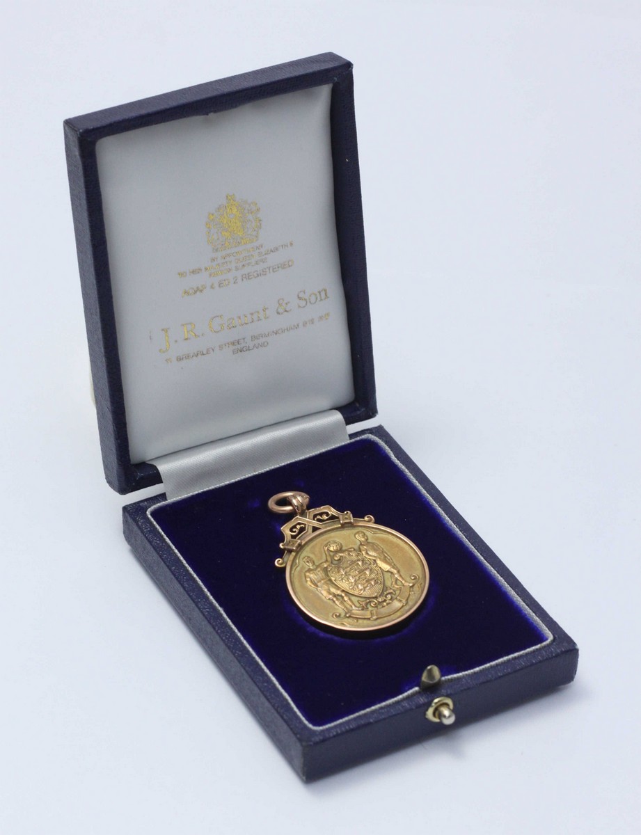 A 14ct gold 1939 FA Cup Final Winners Medal to Portsmouth Full-back Lewis Morgan (30th April 1911- - Image 5 of 5
