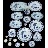 "A Rare Early 18th Century Chinese Armorial Porcelain part dinner service of twenty pieces, each