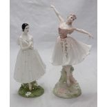 Two limited edition Coalport bone china figurines, from the Royal Academy of Dancing collection, '