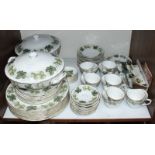 SECTION 3. A Royal Worcester Hop 'Mathon' pattern part tea and dinner service, comprising of