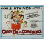 Carry On At Your Convenience (1971) An original UK quad film poster printed by W. E. Berry of