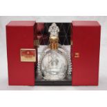 A Remy Martin limited edition red Cognac collectors case with empty Baccarat crystal decanter