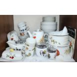 SECTIONS 17+18. An extensive Royal Worcester 'Wild Harvest' pattern tea, coffee and dinner