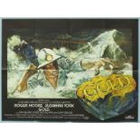 Gold (1974) An original UK quad film poster printed by Lonsdale & Bartholomew of Nottingham. 30 x 40