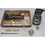 A small quantity of assorted vintage wristwatches including examples by Avia etc and a small