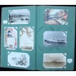 Approximately 520 postcards, Real Photographic and Printed, including views of Portsmouth Harbour,