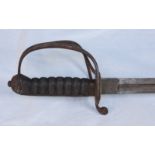 An early 20th century Artillery Officer's sword, based on the 1822 Light Cavalry pattern, with 35"