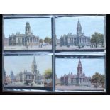 Approximately 166 postcards of mostly Portsmouth Guildhall (external and internal), Victoria Park,
