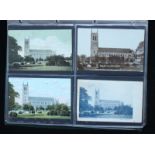 Approximately 131 postcards of Portsmouth Anglican Cathedral and Churches, real photographic