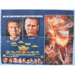 The Towering Inferno' (1974) British Quad film poster, starring Steve McQueen and Paul Newman,