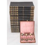 Hutchinson, Walter. `The Pictorial History of The War`, in sixteen blue bound volumes with gilt