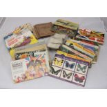 An extensive collection of assorted cigarette and tea cards including largely loose examples and