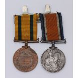 A WW1 Territorial Medal and War Medal to 1399 Pte Bosley, Somerset L.I.