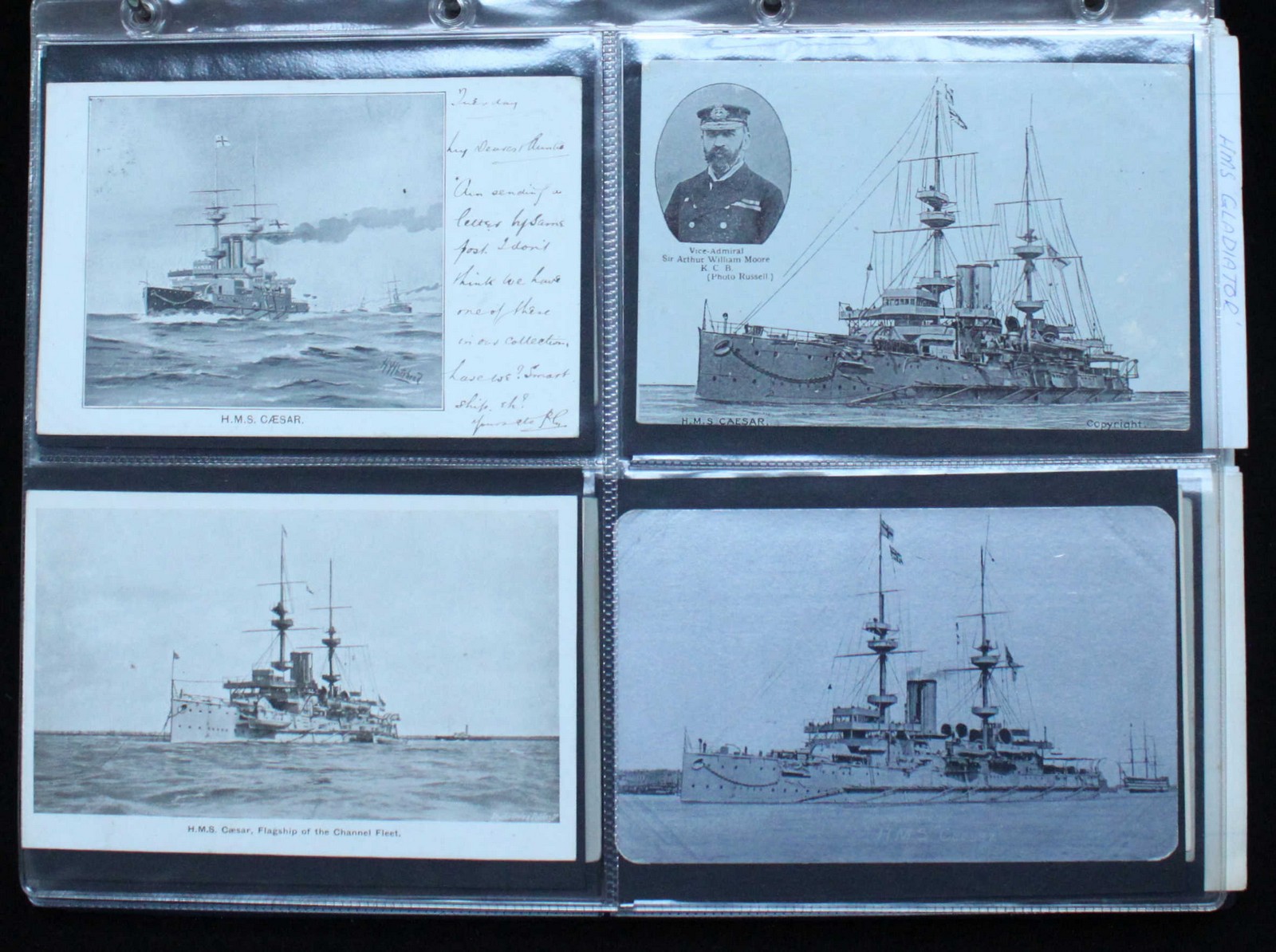 Approximately 158 postcards, Real Photographic and Printed, Royal Navy ships, RN Sports Teams,