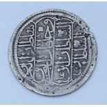 An Ottoman Silver coin, (F) condition, 40mm diam, 22.76 grams