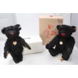 Two Steiff British Collectors 2004 Teddy Bears, one with caramel mohair, white tag no. 661372,