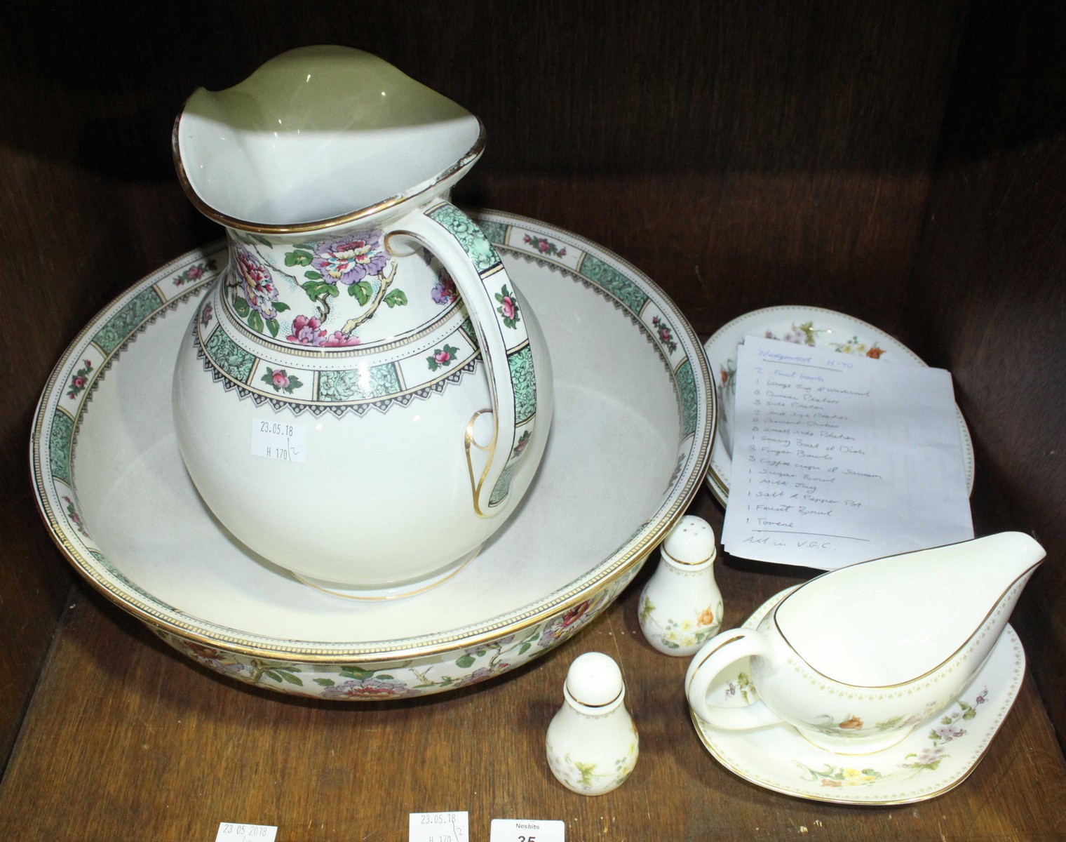 SECTION 35 & 36. A fifty-nine piece Wedgwood Mirabelle part dinner and coffee service, comprising of - Image 2 of 2