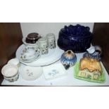 SECTION 6. An assortment of mixed ceramics and glass including examples by Wedgwood, Caithness,