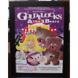 Goldilocks & the 3 Bears pantomime poster from the The Plowright Theatre (Scunthorpe) in 1993/1994