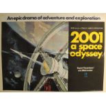 2001 A Space Odyssey' (1968) British Quad film poster, directed by Stanley Kubrick, MGM, folded,