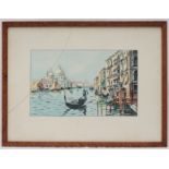 Cristin, a Venetian scene of a Gondolier with Santa Maria della Salute in the background,