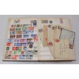 A 'Clearview' philatelic stock book containing Imperial and Decimal mint and used stamps,