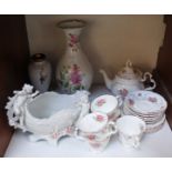 SECTION 18. An 18-piece Royal Albert 'Tranquillity' part tea set, comprising a teapot, saucers and