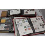 WITHDRAWN Approximately 160 first day covers in three albums, together with 89 GB presentation pack