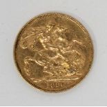 A 22ct gold full sovereign, dated 1896