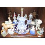 SECTION 42. A quantity of assorted ceramics including a Royal Doulton figure 'Marie HN.1370' and a