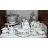 SECTION 1. A Royal Doulton 'Larchmont' pattern dinner and tea service comprising eight-each dinner