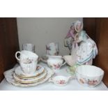 SECTION 21. A Royal Crown Derby 'Derby Posies' tea service comprising six-each tea cups, saucers,