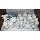 SECTION 12. Approximately 55 pieces of Royal Crown Derby 'Derby Posies' tea and coffee wares,