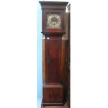 An early 18th century 30-hour longcase clock by 'H Jones', with calendar aperture, square dial