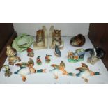 SECTION 4. Three various Beswick Mallards No. 596, together with various other Beswick birds, some