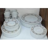 SECTION 23. A 24-piece Royal Doulton 'Kimberley' pattern part tea and dinner service, comprising