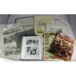 A small collection of assorted ephemera and books relating to Portsmouth including a photograph of