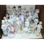 SECTION 22. A large quantity of Victorian and later glazed and unglazed porcelain figures