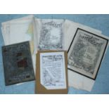 A collection of navigational sea charts including: Southampton Water, Berry Head to Portland,