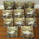 Corgi Aviation Archive: 11 x boxed 1:144 scale die-cast model aeroplanes including Classic
