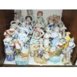 SECTION 24. A collection of Victorian and Victorian style porcelain figures