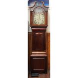 An early 19th century eight-day longcase clock, by 'J Cameron & Sons of Kilmarnock', with eight-